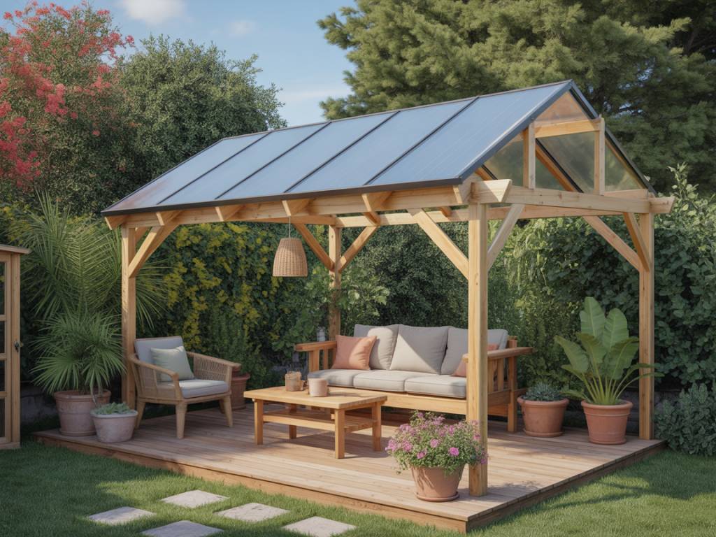 Cómo usar pérgolas solares para generar energía y crear espacios sombreados en tu jardín